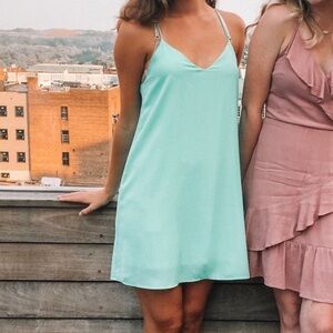 Turquoise dress